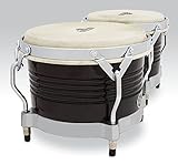 LP Matador - Bongos de madera, color oscura, 7 1/4' y 8 5/8'