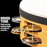 MEINL Percussion Recording Combo Tambourine - 10', 2 rows, TAH2M-SNT